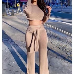 pants set Taupe color